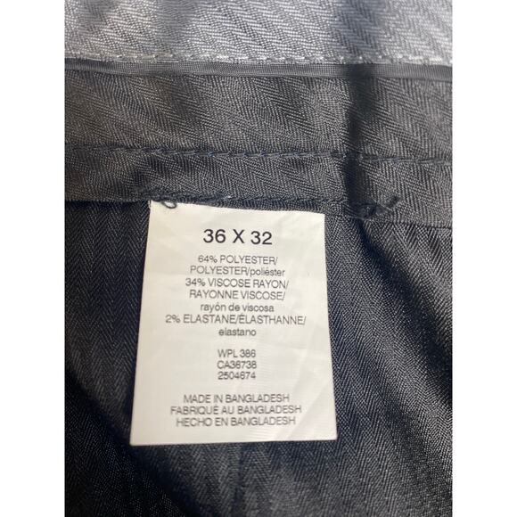 Reaction Kenneth Cole Men's Blue Dress Pants Slacks Size 36X32 - Picture 6 of 6